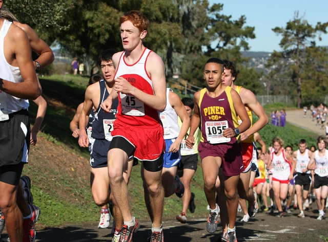 NCS XC D3 Boys-020.JPG - 2009 North Coast Section Cross Country Championships, Hayward High School, Hayward, California